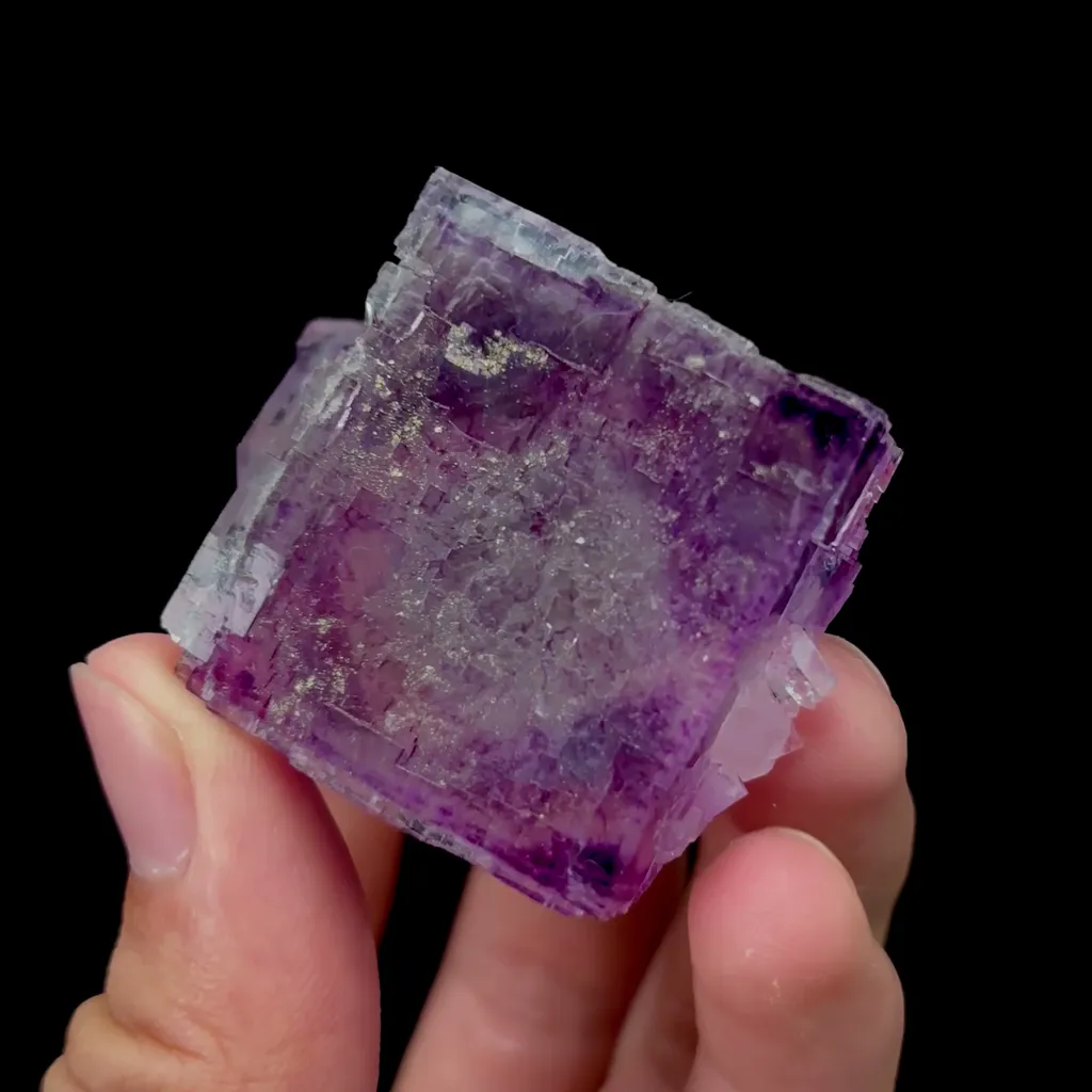 Natural Purple Cubic Phantom Fluorite Mineral Specimen,High Quality Specimen,YAO GANG XIAN,HUNAN,CHINA(50*37*28mm) - image 3