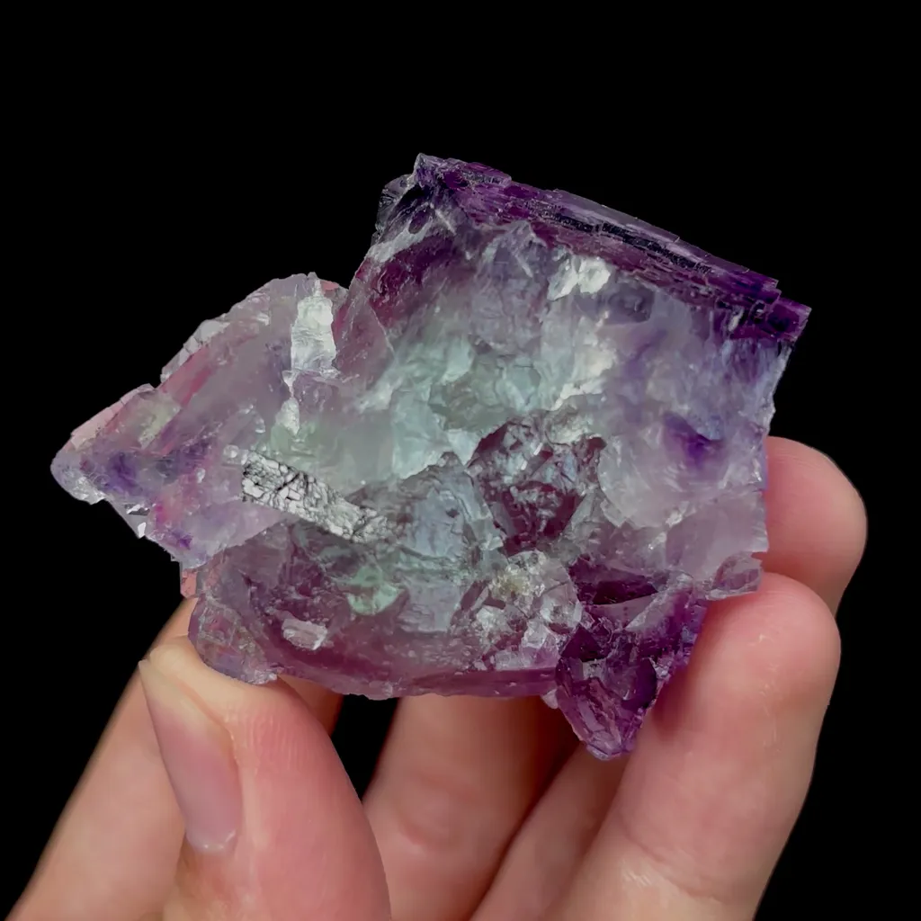 Natural Purple Cubic Phantom Fluorite Mineral Specimen,High Quality Specimen,YAO GANG XIAN,HUNAN,CHINA(50*37*28mm) - image 4