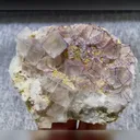 Natural Purple Edge Fluorite comes from Guizhou,China 110*90*45MM - image 1