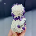 Natural Purple Edge Fluorite comes from Guizhou,China 55*50*115MM - image 1