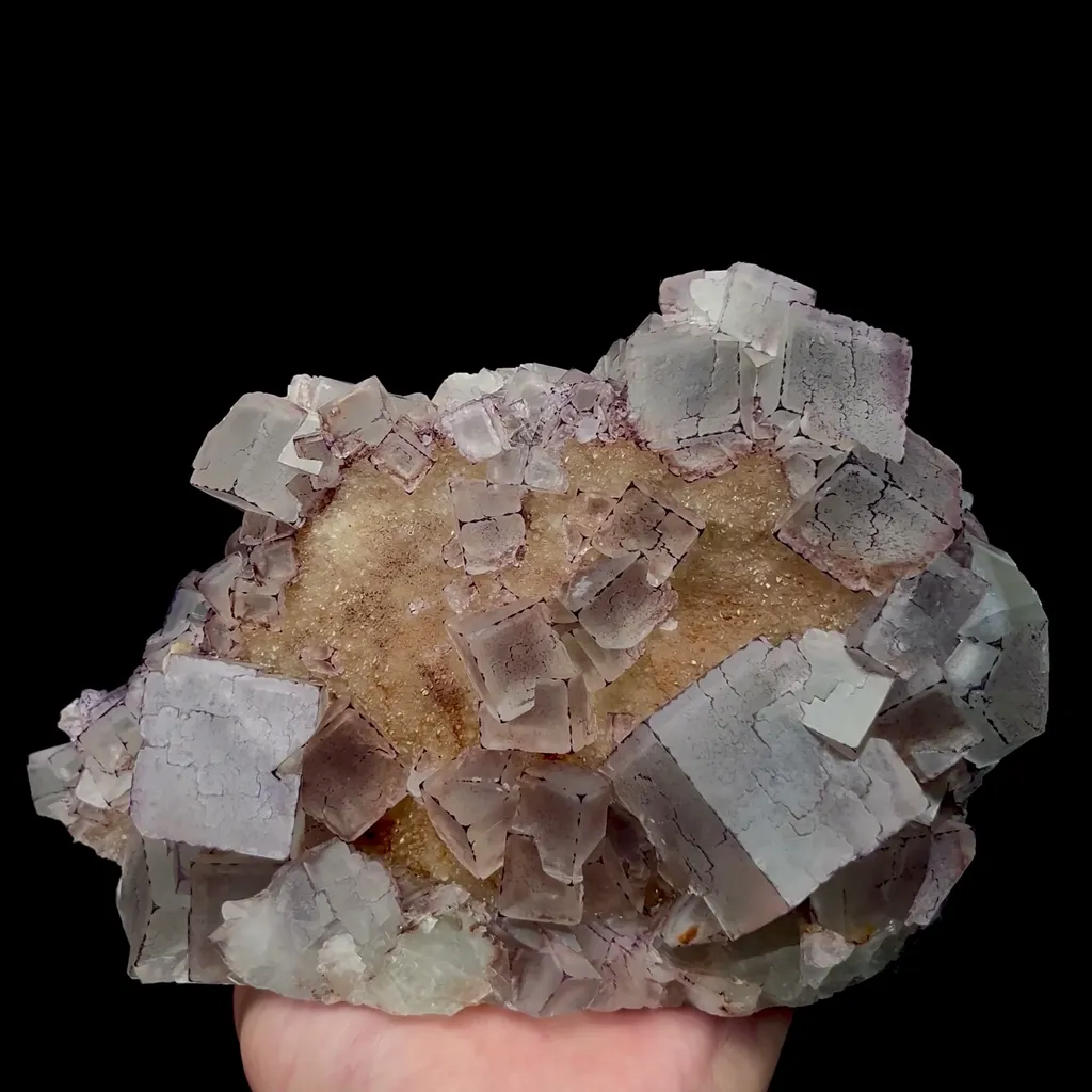 Natural Purple Edge Fluorite Mineral Specimen,High Quality Specimen,GUIZHOU,CHINA(190*125*55mm) - image 4