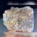 Natural Purple-edged Cubic Fluorite comes from Guizhou,China 150*125*40MM - image 1