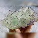 Natural Purple Edged Fluorite comes from Guizhou,China 105*55*45MM - image 4