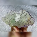 Natural Purple Edged Fluorite comes from Guizhou,China 105*55*45MM - image 1