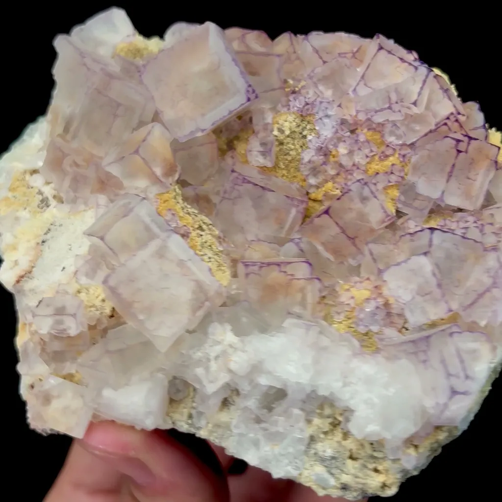 Natural Purple-Edged Fluorite Mineral Specimen,High Quality Specimen,GUIZHOU,CHINA(110*90*45mm) - image 3