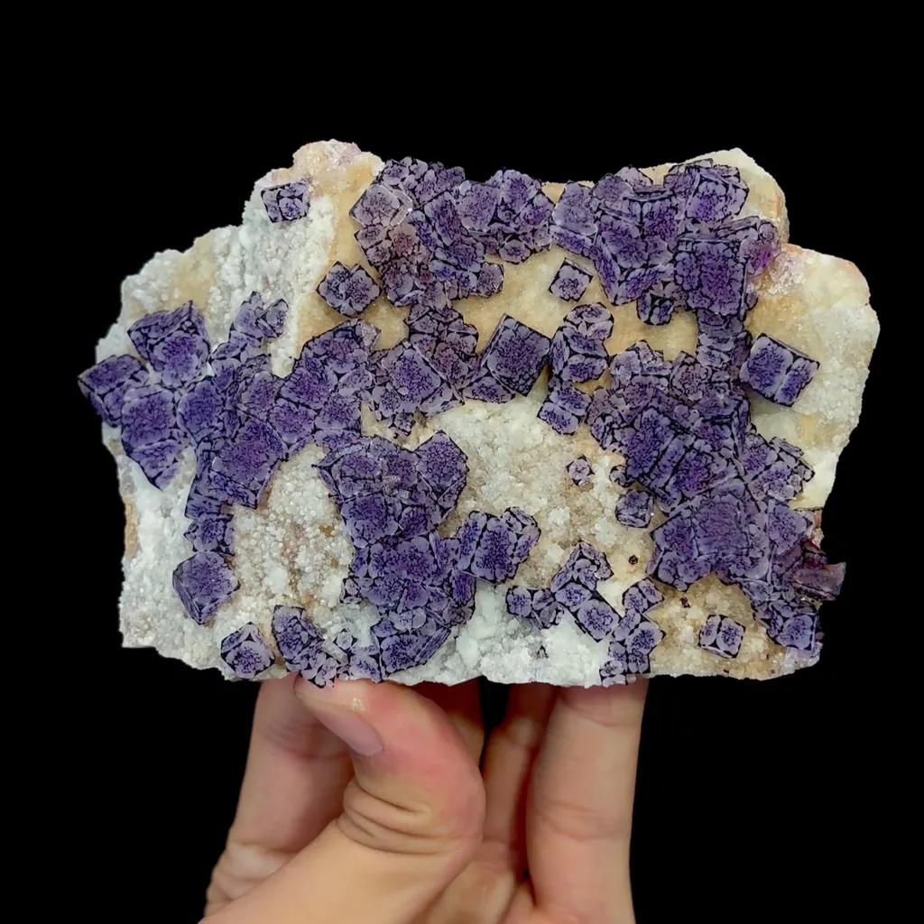 Natural Purple-Edged Fluorite Mineral Specimen,High Quality Specimen,GUIZHOU,CHINA(126*80*30mm) - image 4