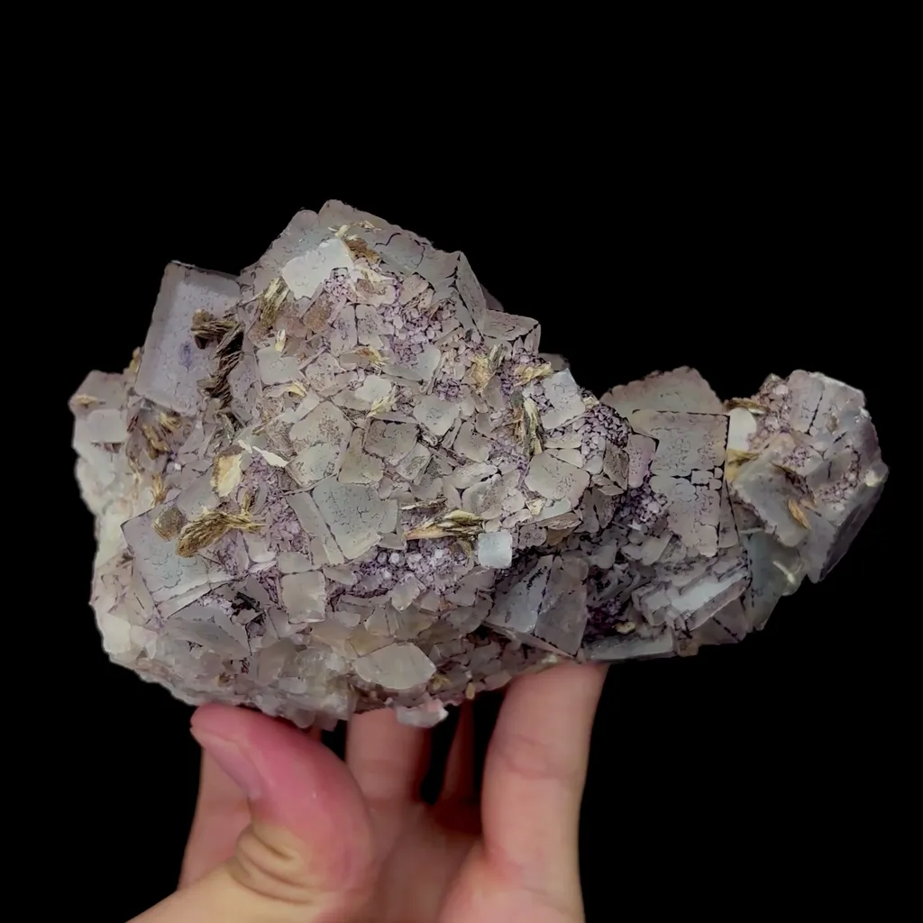 Natural Purple-Edged Fluorite Mineral Specimen,High Quality Specimen,GUIZHOU,CHINA(130*67*73mm) - image 4