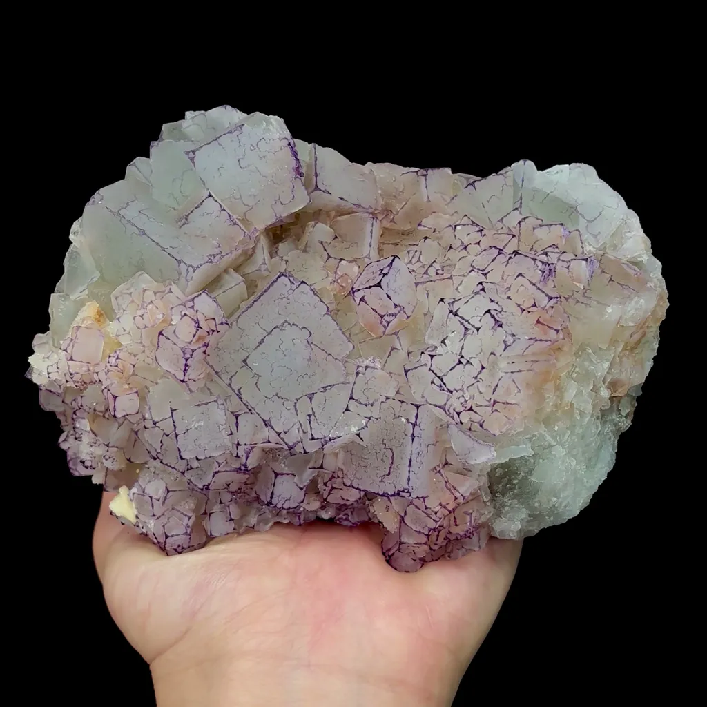 Natural Purple-Edged Fluorite Mineral Specimen,High Quality Specimen,GUIZHOU,CHINA(145*97*52mm) - image 4