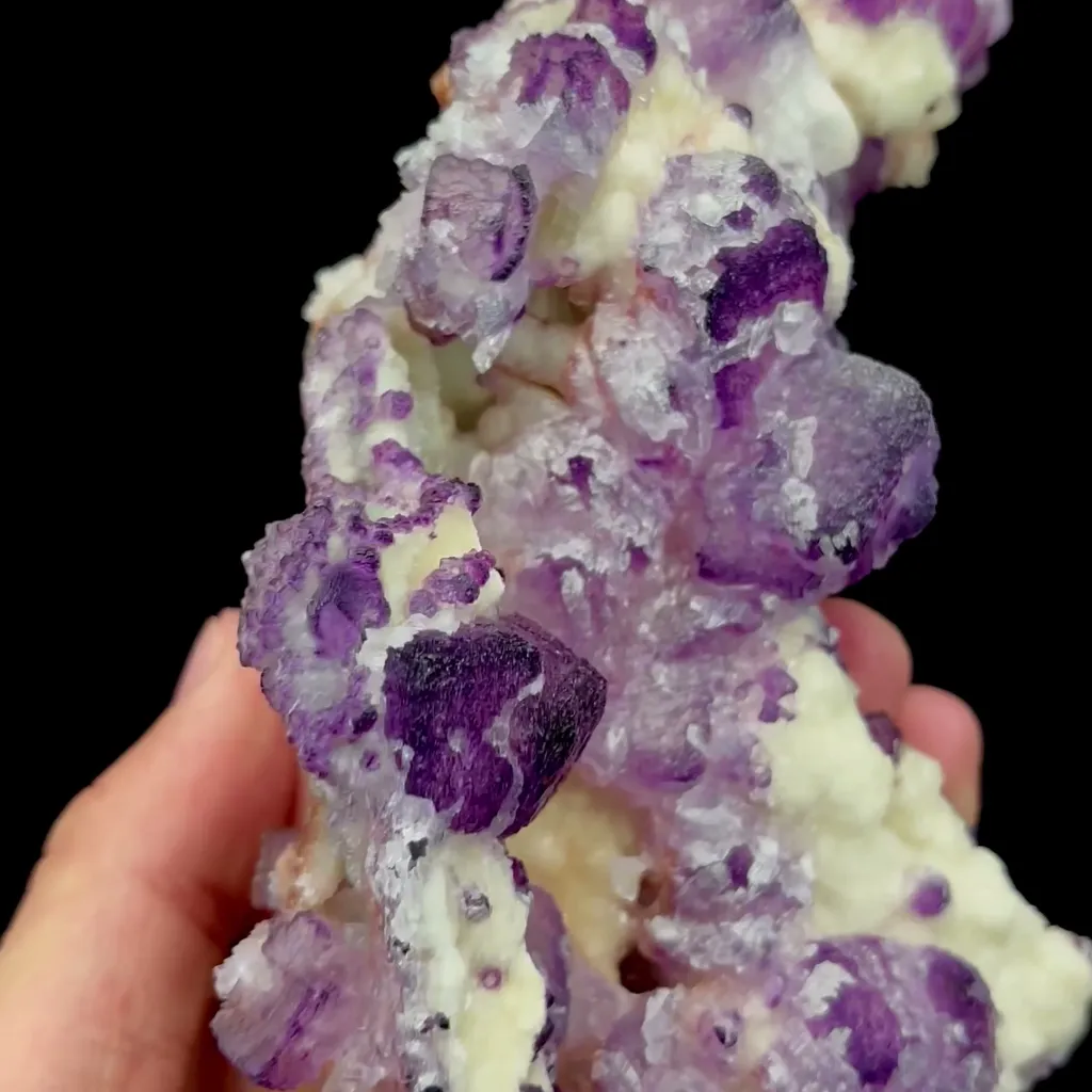 Natural Purple-Edged Fluorite Mineral Specimen,High Quality Specimen,GUIZHOU,CHINA(180*98*50mm) - image 3
