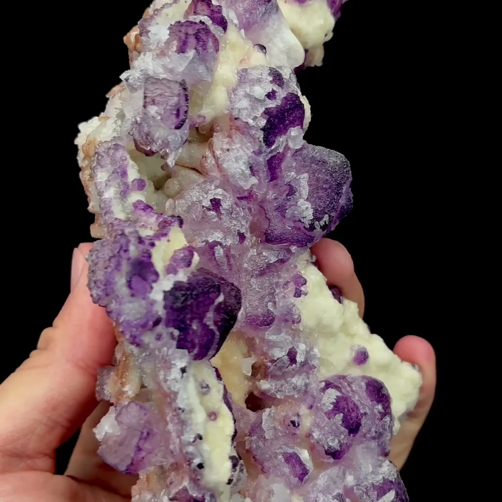 Natural Purple-Edged Fluorite Mineral Specimen,High Quality Specimen,GUIZHOU,CHINA(180*98*50mm) - image 2