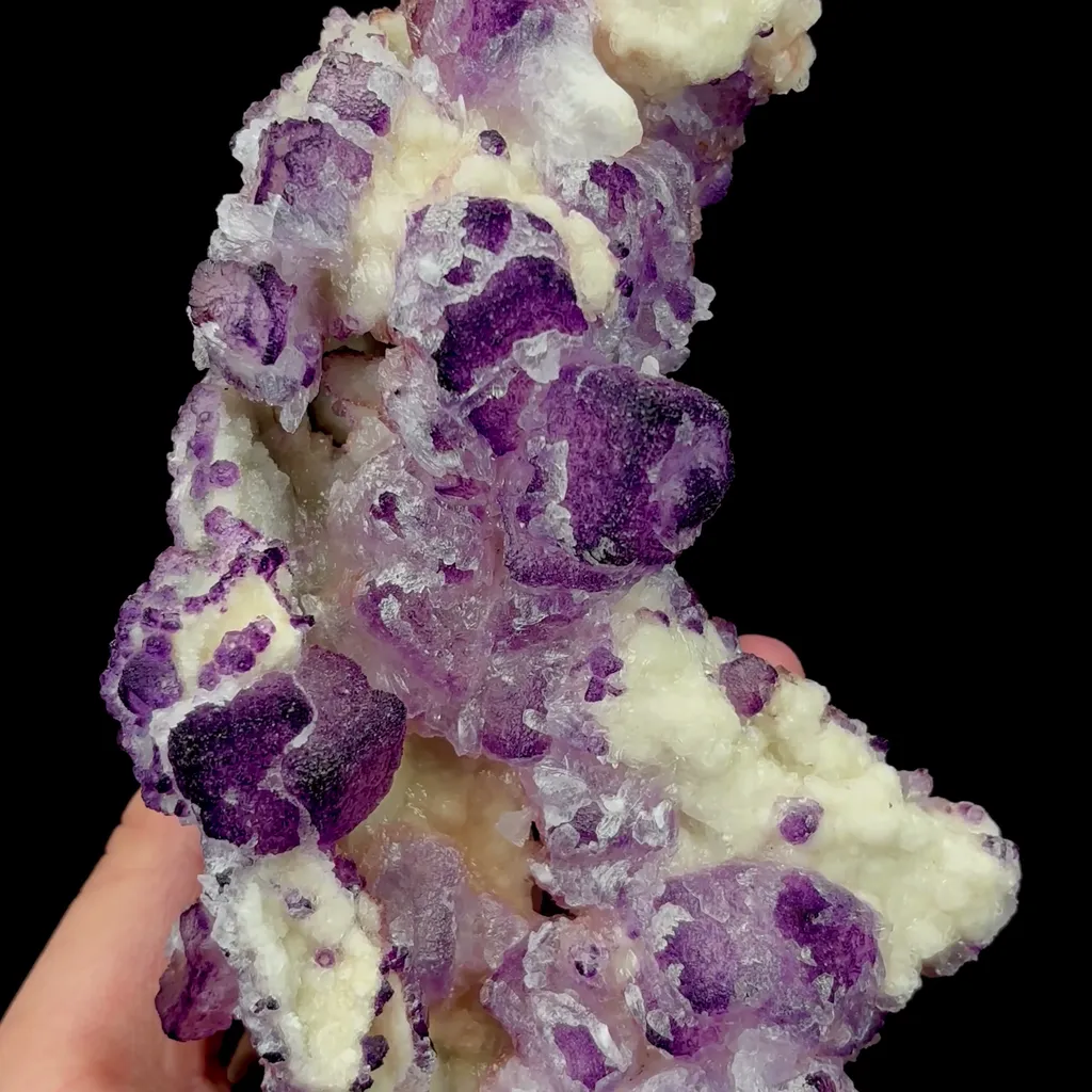 Natural Purple-Edged Fluorite Mineral Specimen,High Quality Specimen,GUIZHOU,CHINA(180*98*50mm) - image 4