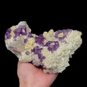 Natural Purple-Edged Fluorite Mineral Specimen,High Quality Specimen,GUIZHOU,CHINA(190*110*70mm) - image 4