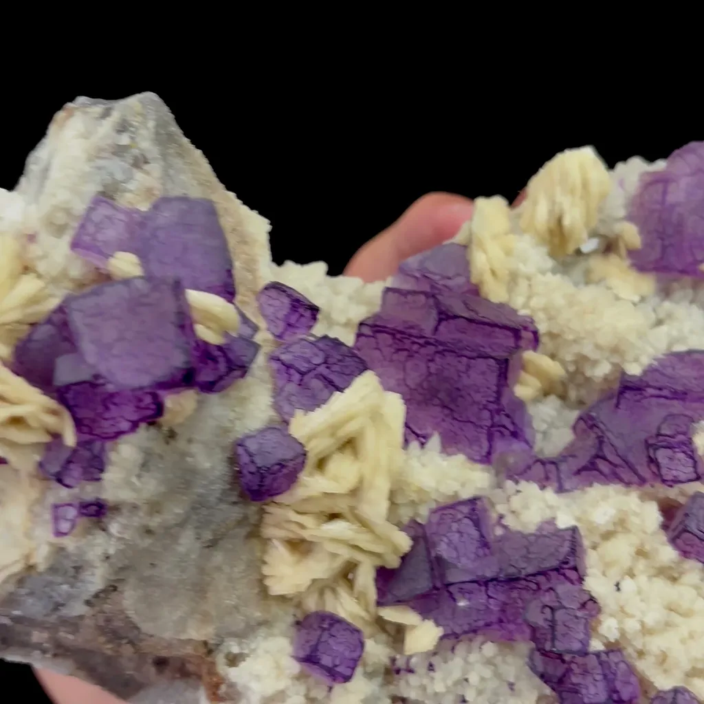 Natural Purple-Edged Fluorite Mineral Specimen,High Quality Specimen,GUIZHOU,CHINA(190*110*70mm) - image 3