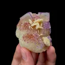 Natural Purple-Edged Fluorite Mineral Specimen,High Quality Specimen,GUIZHOU,CHINA(54*49*32mm) - image 4