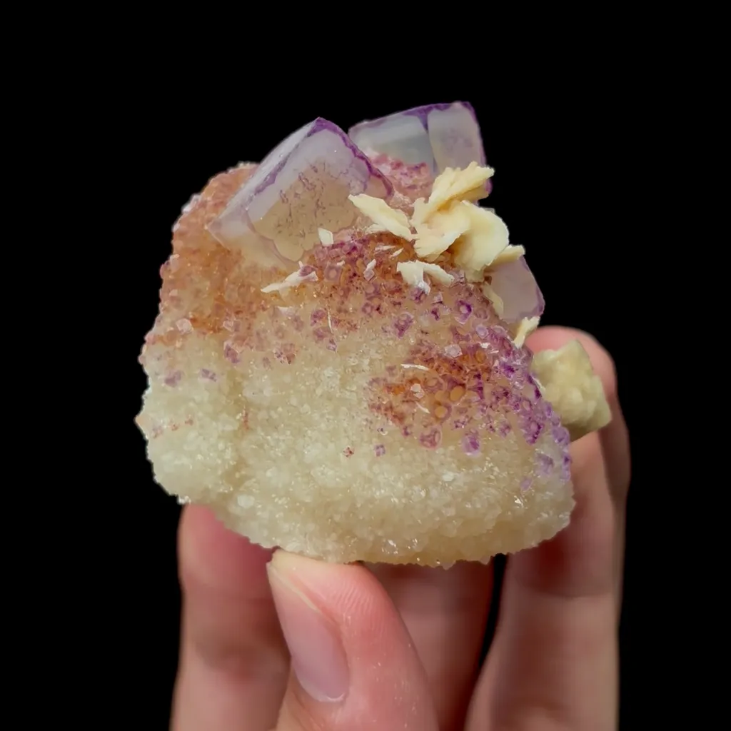 Natural Purple-Edged Fluorite Mineral Specimen,High Quality Specimen,GUIZHOU,CHINA(54*49*32mm) - image 5