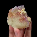 Natural Purple-Edged Fluorite Mineral Specimen,High Quality Specimen,GUIZHOU,CHINA(54*49*32mm) - image 5