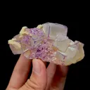 Natural Purple-Edged Fluorite Mineral Specimen,High Quality Specimen,GUIZHOU,CHINA(80*45*36mm) - image 4
