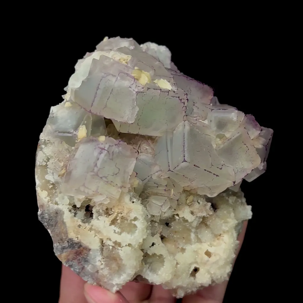 Natural Purple-Edged Fluorite Mineral Specimen,High Quality Specimen,GUIZHOU,CHINA(90*105*45mm) - image 3