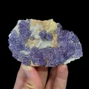 Natural Purple-Edged Fluorite Mineral Specimen,High Quality Specimen,GUIZHOU,CHINA(90*55*20mm) - image 4