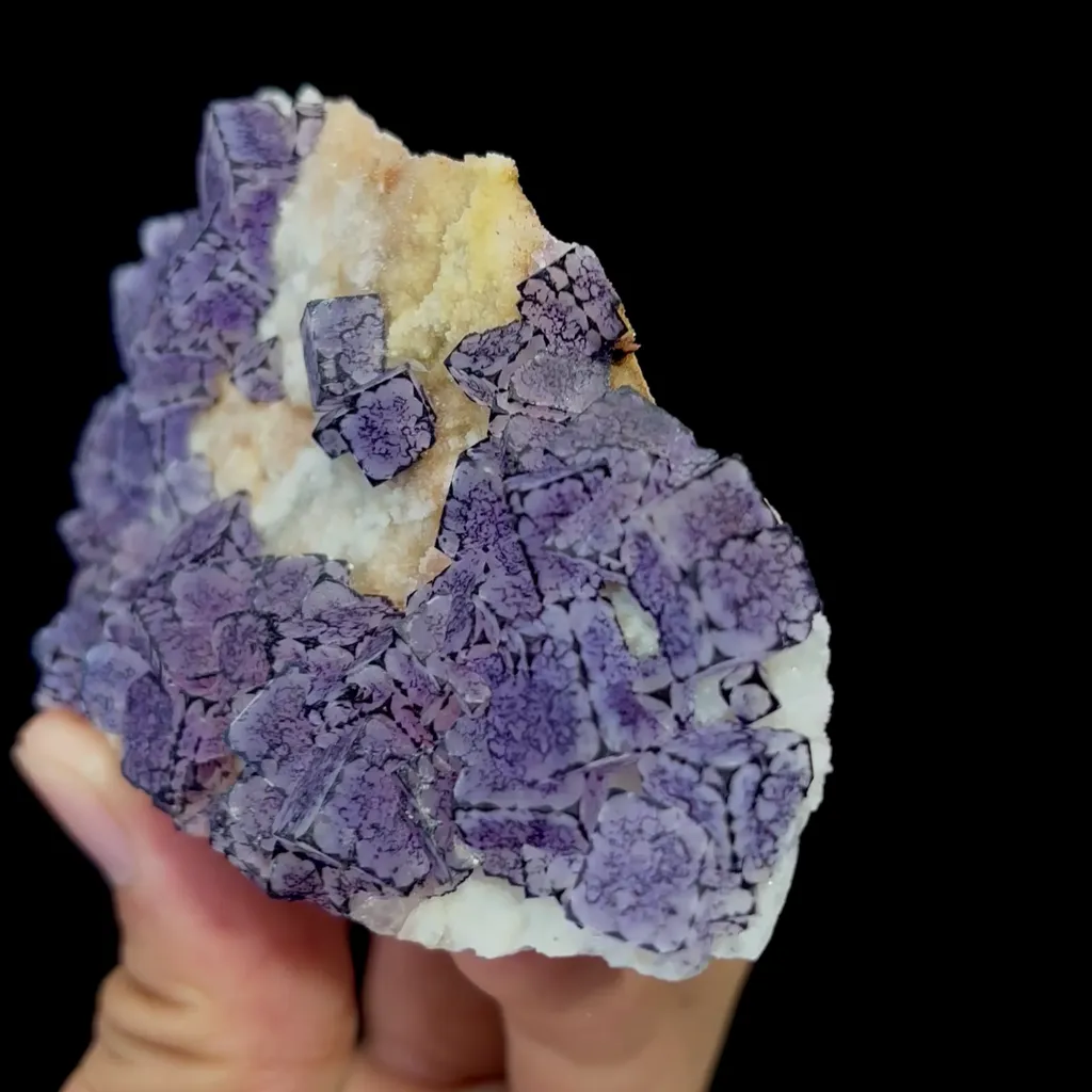 Natural Purple-Edged Fluorite Mineral Specimen,High Quality Specimen,GUIZHOU,CHINA(90*55*20mm) - image 5