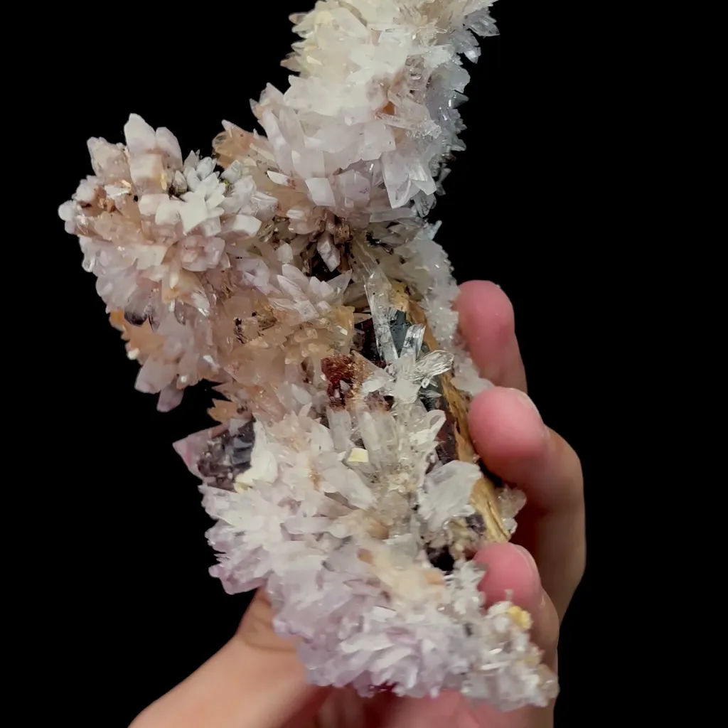 Natural Purple Floral Gypsum Mineral Specimen,High Quality Specimen,GUIZHOU,CHINA(120*70*110mm) - image 2