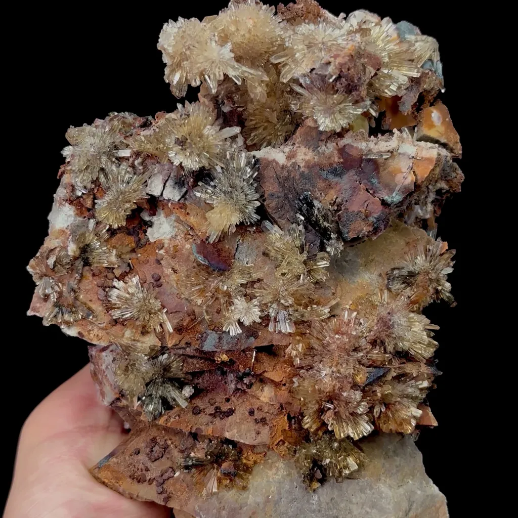 Natural Purple Floral Gypsum Mineral Specimen,High Quality Specimen,GUIZHOU,CHINA(135*110*55mm) - image 4