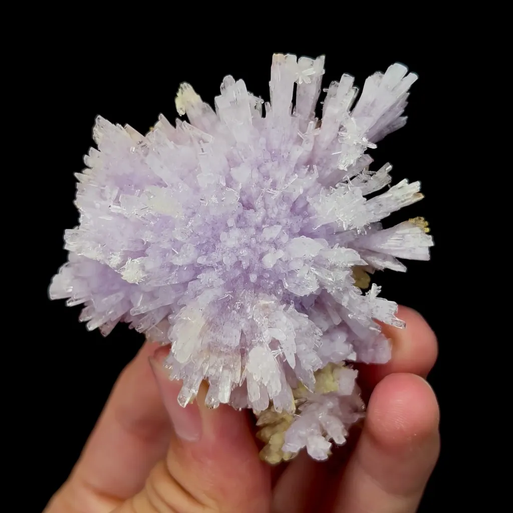 Natural Purple Floral Gypsum Mineral Specimen,High Quality Specimen,GUIZHOU,CHINA(70*60*30mm) - image 4