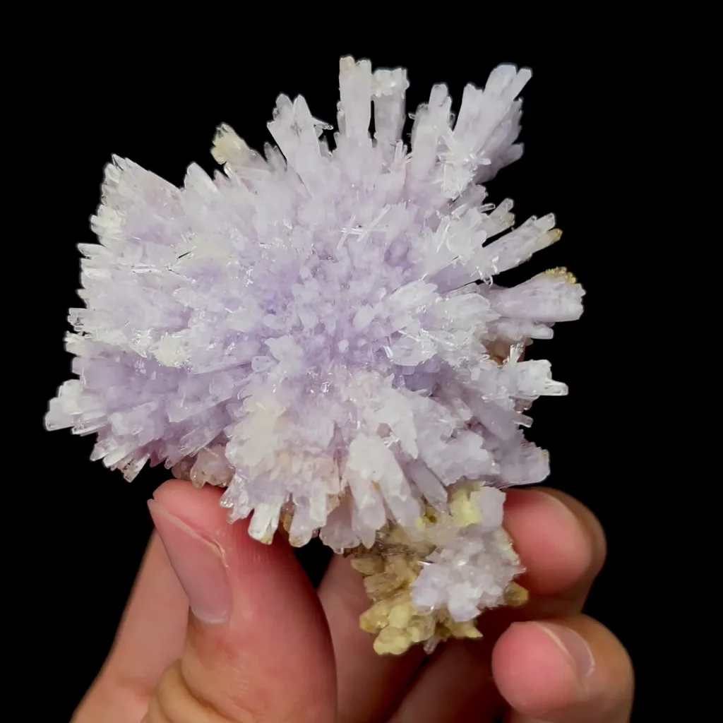 Natural Purple Floral Gypsum Mineral Specimen,High Quality Specimen,GUIZHOU,CHINA(70*60*30mm) - image 3