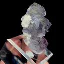Natural Purple Fluorite and and Pyrite Flaky Calcite, Mineral Specimen:Yaogangxian,Hunan (35*25*35MM) - image 2