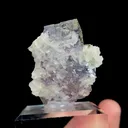Natural Purple Fluorite and and Pyrite Flaky Calcite, Mineral Specimen:Yaogangxian,Hunan (35*25*35MM) - image 4