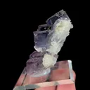 Natural Purple Fluorite and and Pyrite Flaky Calcite, Mineral Specimen:Yaogangxian,Hunan (35*25*35MM) - image 3