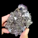 Natural Purple Fluorite and Arsenopyrite, Mineral Specimen:Yaogangxian,Hunan (80*55*30MM) - image 5