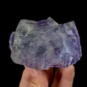 Natural Purple Fluorite and Bismuthinite Mineral Specimen,High Quality Specimen,YAO GANG XIAN,HUNAN,CHINA(80*55*42mm) - image 1
