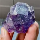 Natural Purple Fluorite and Bismuthinite Symbiosis comes from Yaogangxian,Hunan 45*50*45MM - image 4