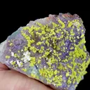 Natural Purple Fluorite and Bultfonteinite, Mineral Specimen:GUIZHOU (140*75*105mm) - image 2