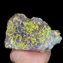Natural Purple Fluorite and Bultfonteinite, Mineral Specimen:GUIZHOU (140*75*105mm) - image 1
