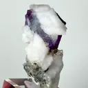 Natural purple Fluorite and Calcite, Mineral Specimen: Shangbao,Hunan (50*35*65MM) - image 4
