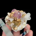 Natural Purple Fluorite and Calcite, Mineral Specimen:Daye,Hubei (40*30*25MM) - image 3