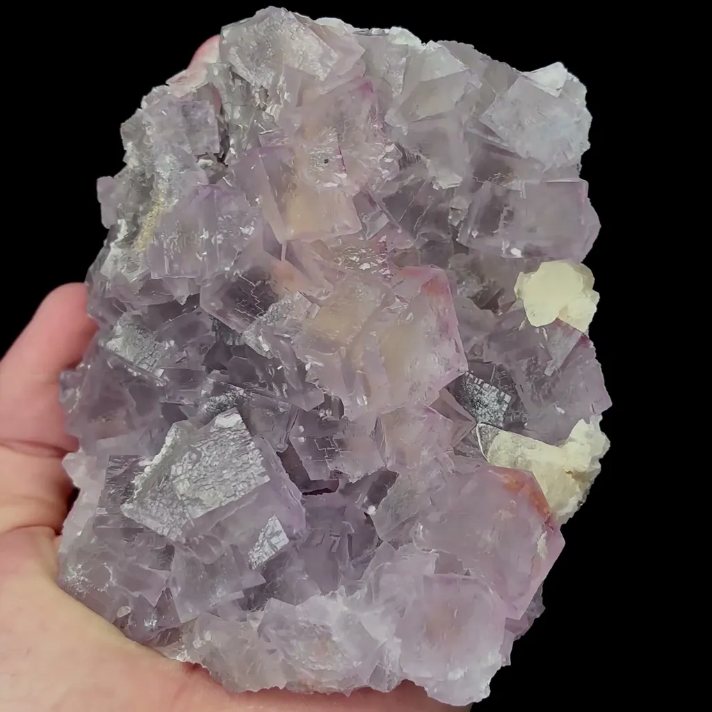 Natural Purple Fluorite and Calcite Mineral Specimen,High Quality Specimen,GUIZHOU,CHINA(108*98*48mm) - image 3