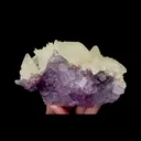 Natural Purple Fluorite and Calcite Mineral Specimen,High Quality Specimen,GUIZHOU,CHINA(145*87*60mm) - image 2