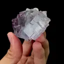 Natural Purple Fluorite and Calcite Mineral Specimen,High Quality Specimen,YAO GANG XIAN,HUNAN,CHINA(66*51*33mm) - image 2