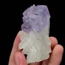Natural Purple Fluorite and Calcite Mineral Specimen,High Quality Specimen,YAO GANG XIAN,HUNAN,CHINA(75*44*26mm) - image 2