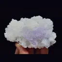 Natural Purple Fluorite and Calcite, Mineral Specimen:Xianghualing,Hunan (85*50*35MM) - image 1