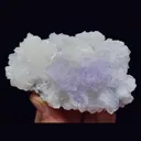 Natural Purple Fluorite and Calcite, Mineral Specimen:Xianghualing,Hunan (85*50*35MM) - image 5