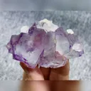 Natural Purple Fluorite and Calcite, Mineral Specimen:Yaogangxian,Hunan（80*30*45MM） - image 5