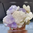 Natural Purple Fluorite and Calcite Symbiosis comes from Anhui,China 110*80*50MM - image 3