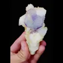Natural Purple Fluorite and Calcite Symbiosis comes from Shangbao,Hunan 50*90*55MM - image 5