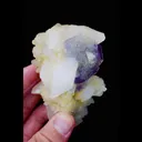 Natural Purple Fluorite and Calcite Symbiosis comes from Shangbao,Hunan 50*90*55MM - image 4