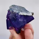 Natural Purple Fluorite and Calcite Symbiosis comes from Yaogangxian,Hunan40*60*40MM - image 5