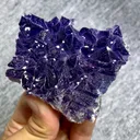 Natural Purple Fluorite and Calcite Symbiosis comes from Yindu,Inner Mongolia 70*65*20MM - image 1
